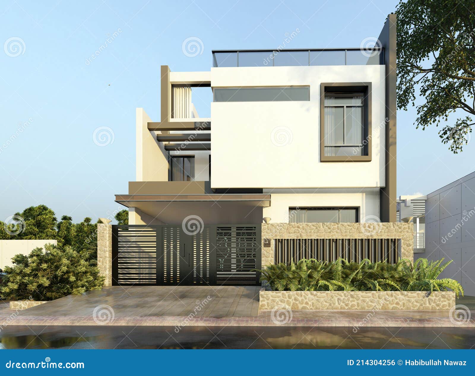 3D House Design in Sketchup | 30'x50' House Desin with Material & Lighting  | PTS