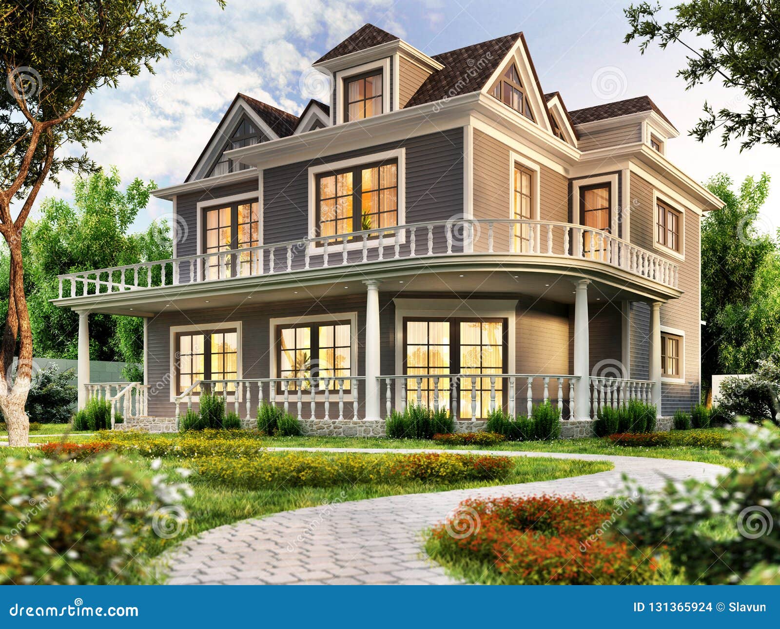 Modern House Design With Terrace Stock Photo Image Of Design modern-house-design-with-terrace-stock-photo-image-of-design