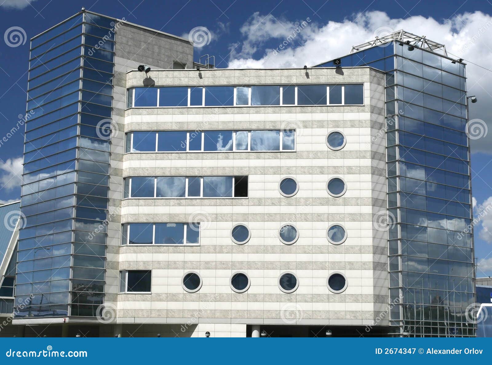 Modern Industrial Building 14 Stock Image - Image of federal ...