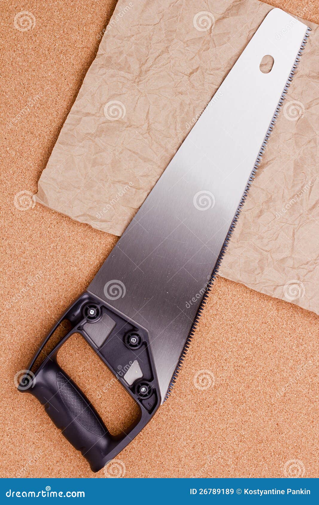 Modern industrial hacksaw stock image. Image of blade 26789189