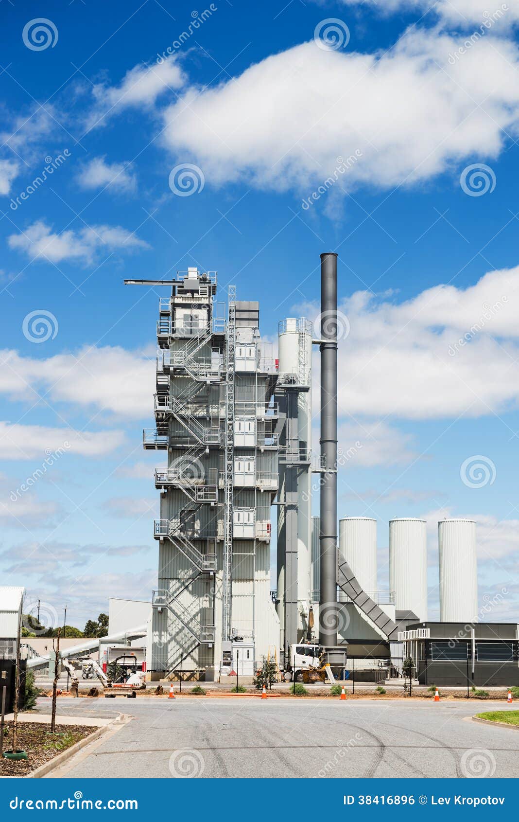 Modern industrial plant stock photo. Image of building 38416896