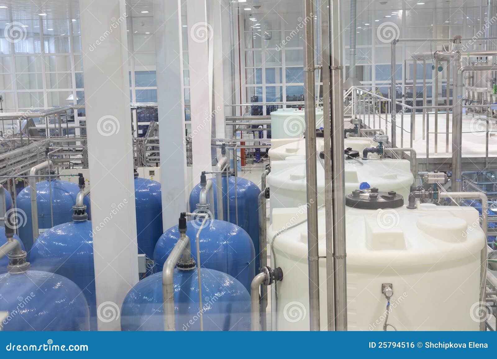 Modern industrial shop stock photo. Image of plastic 25794516