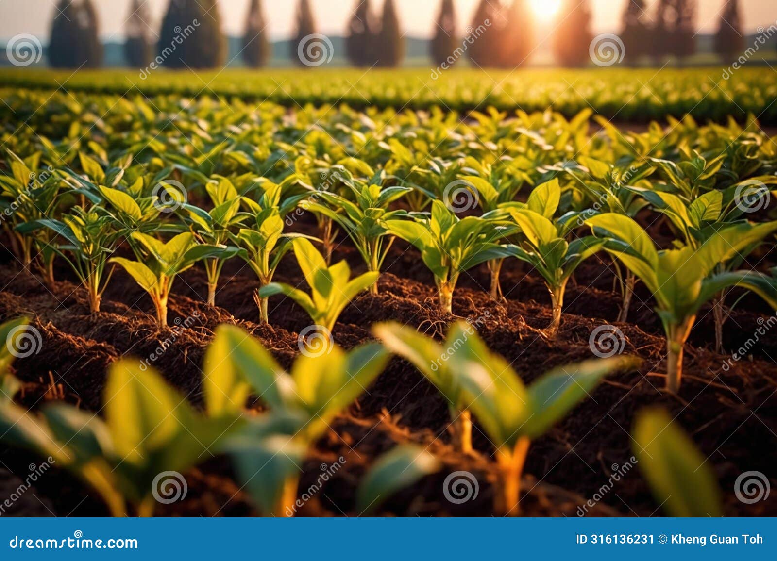 modern industrialized agriculture using technology, agritech farming of crops