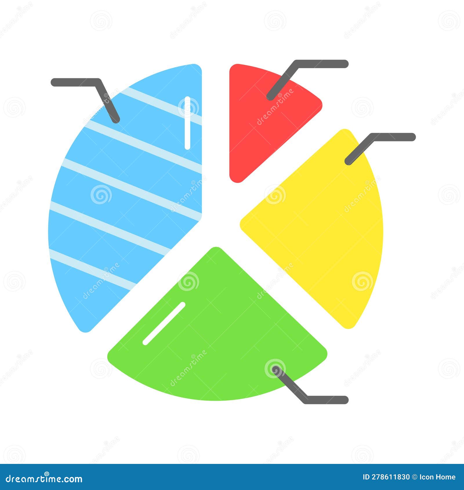 A Modern Infographics Showing Sectional Pie Graph An Editable Vector a-modern-infographics-showing-sectional-pie-graph-an-editable-vector