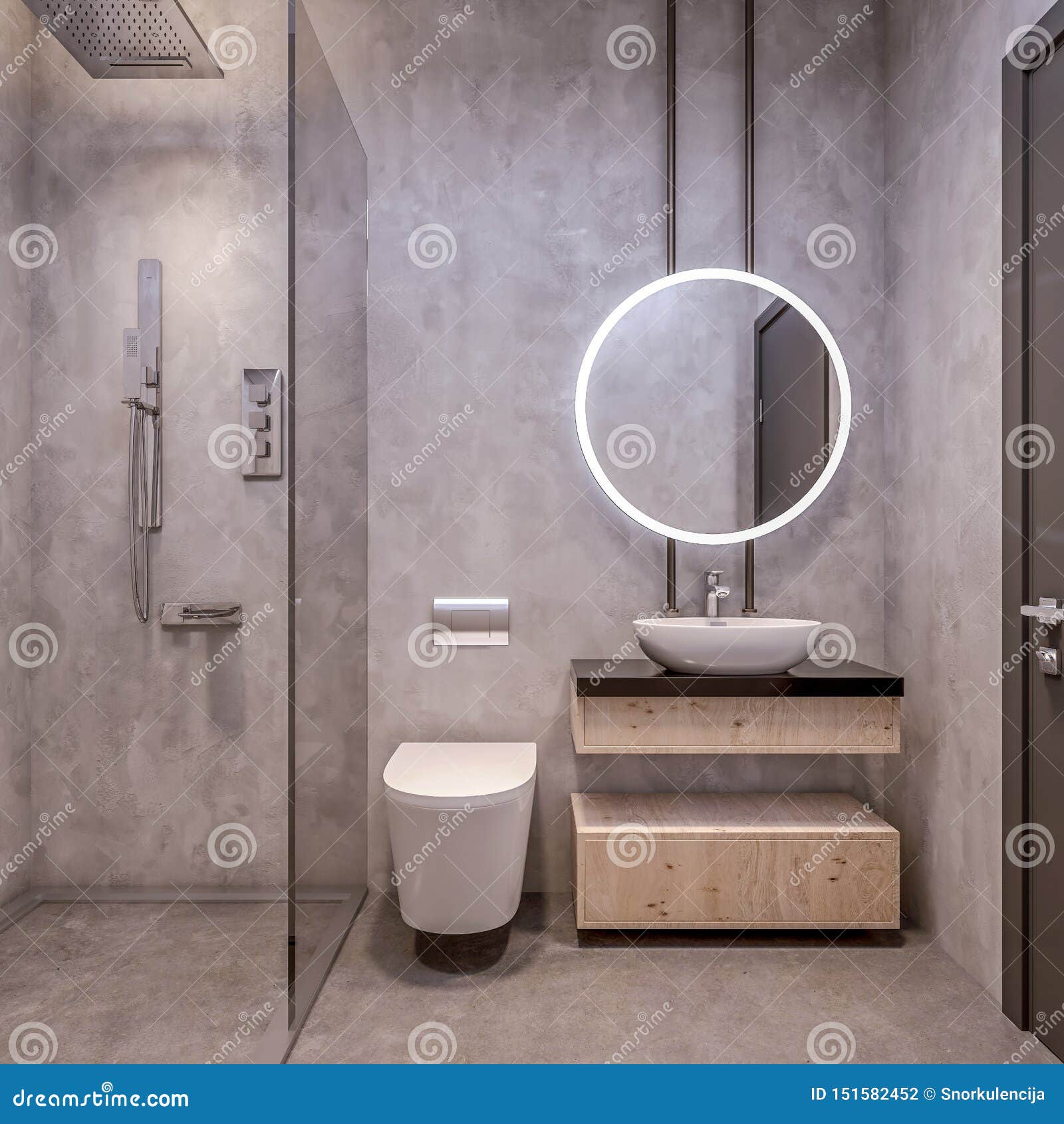 Modern Interior Design Of Bathroom Vanity