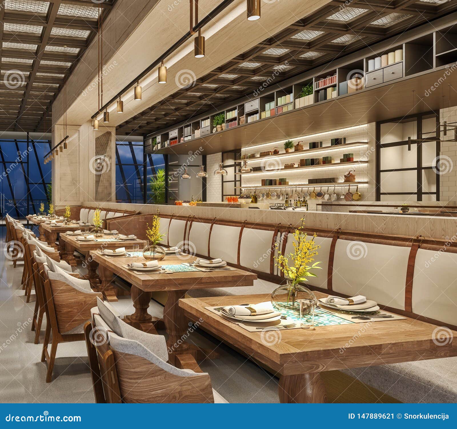 Modern Interior Design Of Restaurant Lounge Oriental Arabic