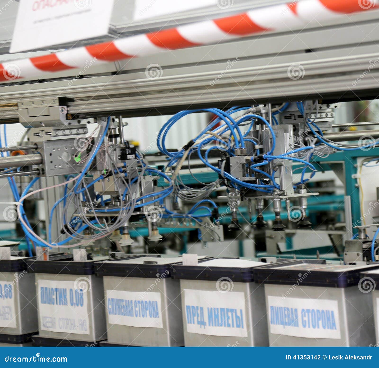 Modern Interior Electronics Components Production, Parts Warehouses and