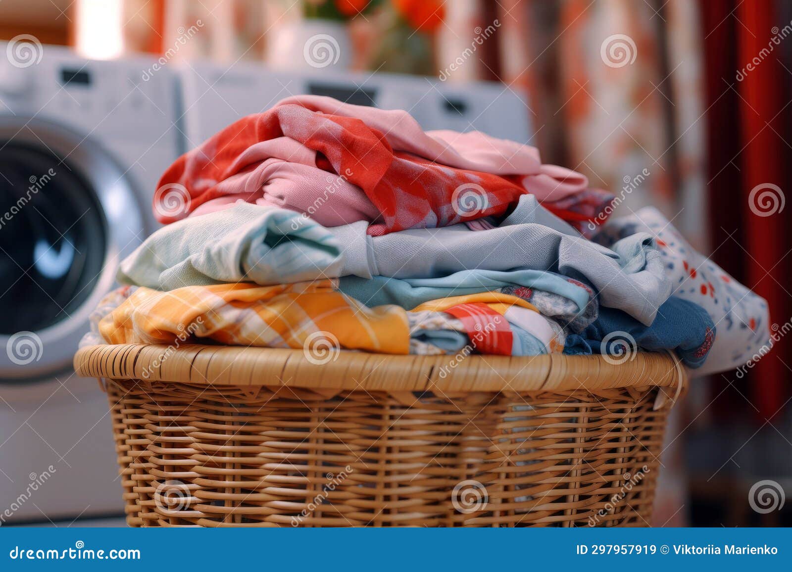 A Modern Interior with the Essentials Washing Machine, Dryer, and a