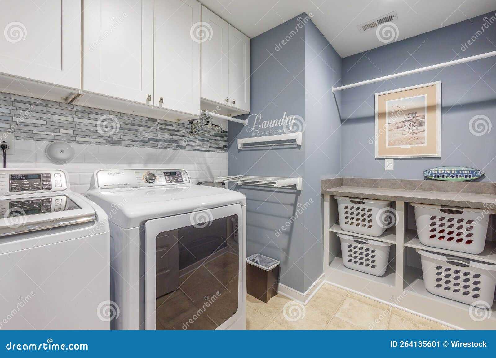Modern Interior Home Design of a Laundry Room Editorial Photo Image