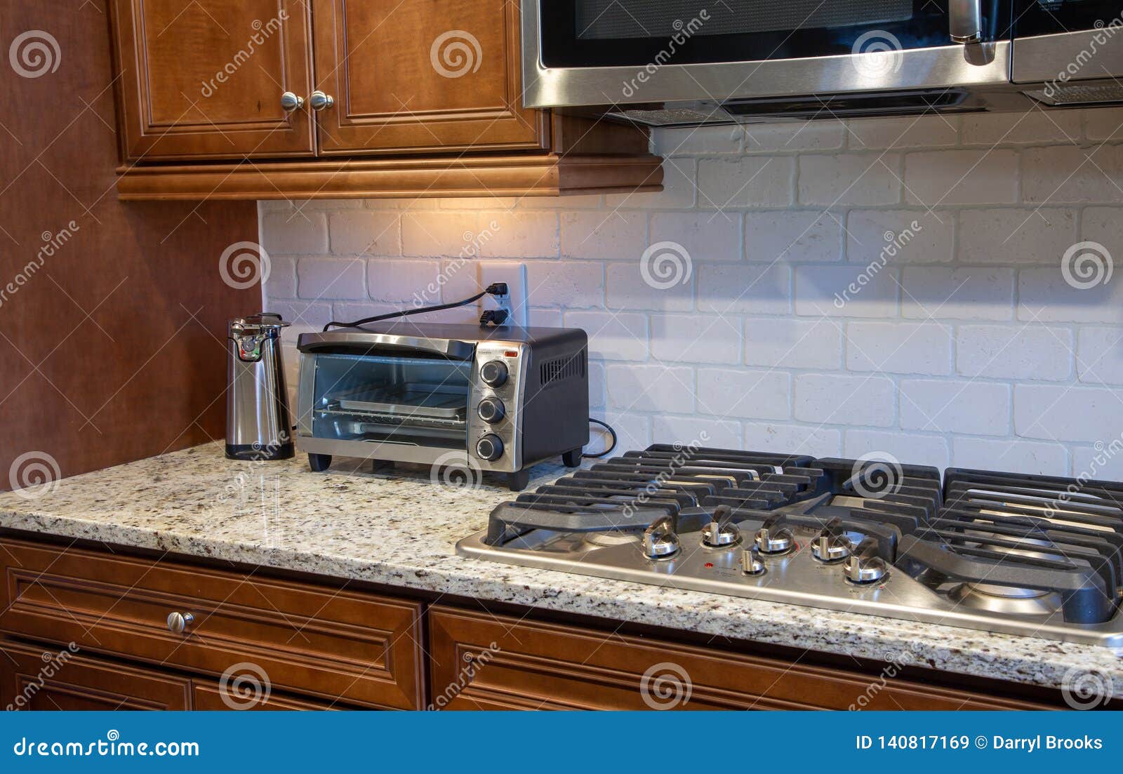 A Modern Kitchen Stock Image Image Of Cooktop Decor 140817169