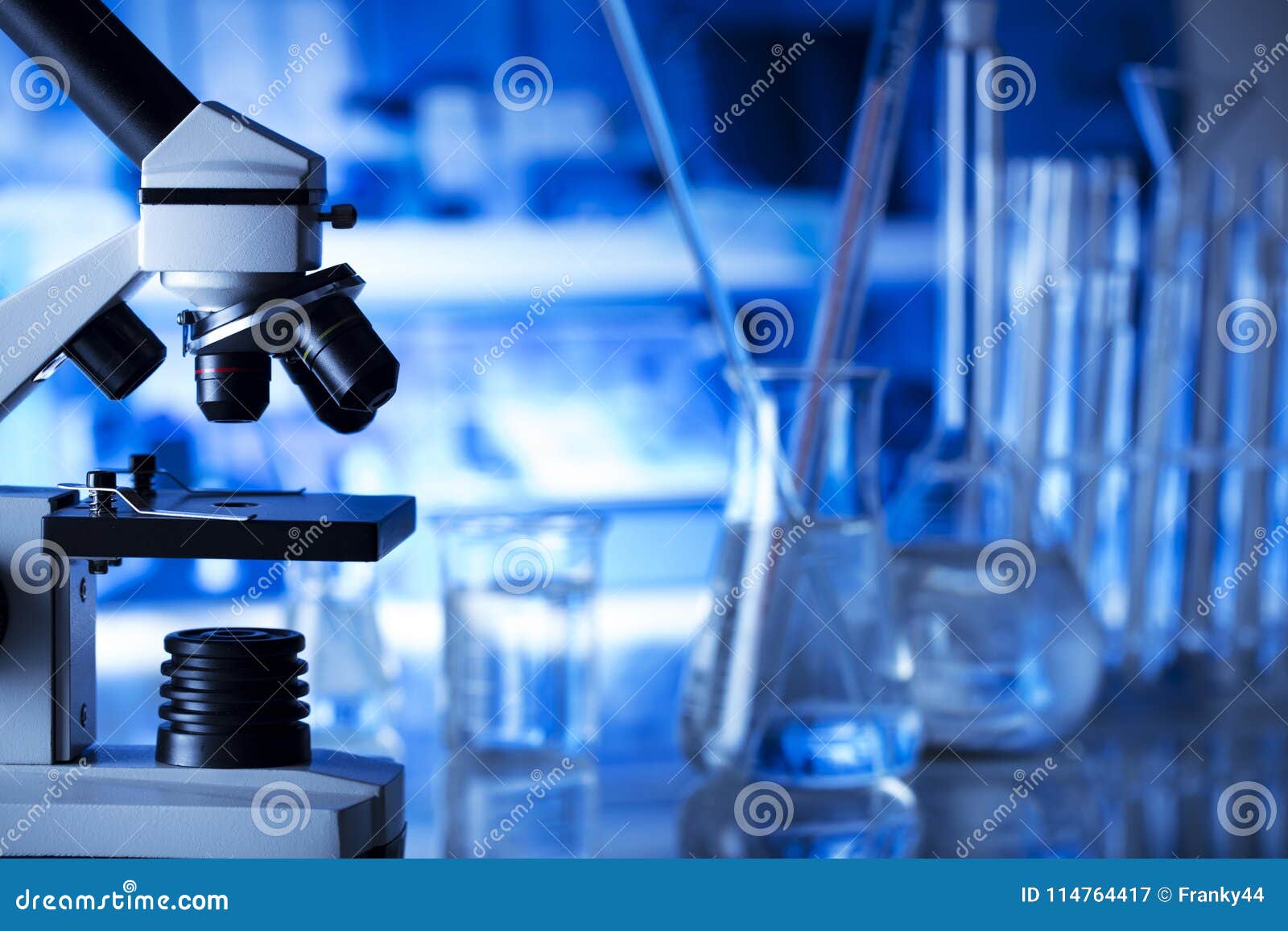 Science Concept. Place for Typography. Stock Image - Image of chemical ...