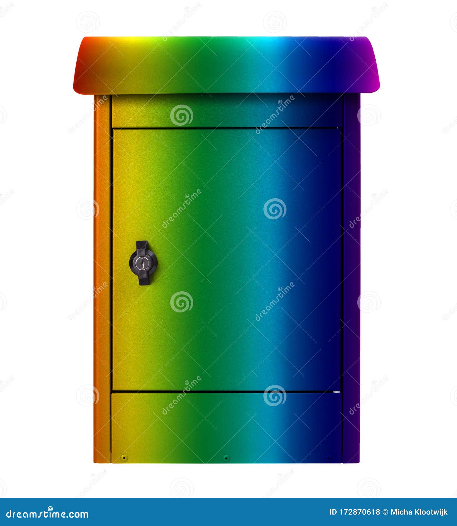 Modern letterbox isolated stock photo. Image of color 172870618