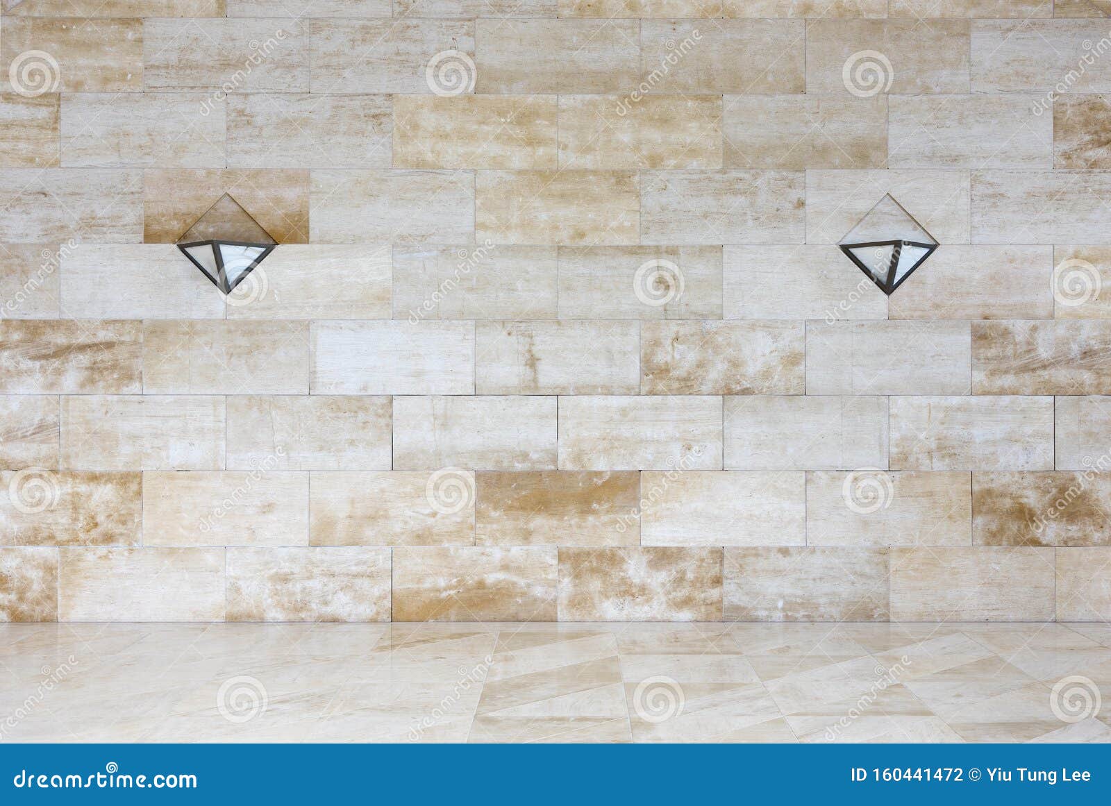 Modern Lighting on Marble Wall Stock Photo Image of architectural, architecture 160441472