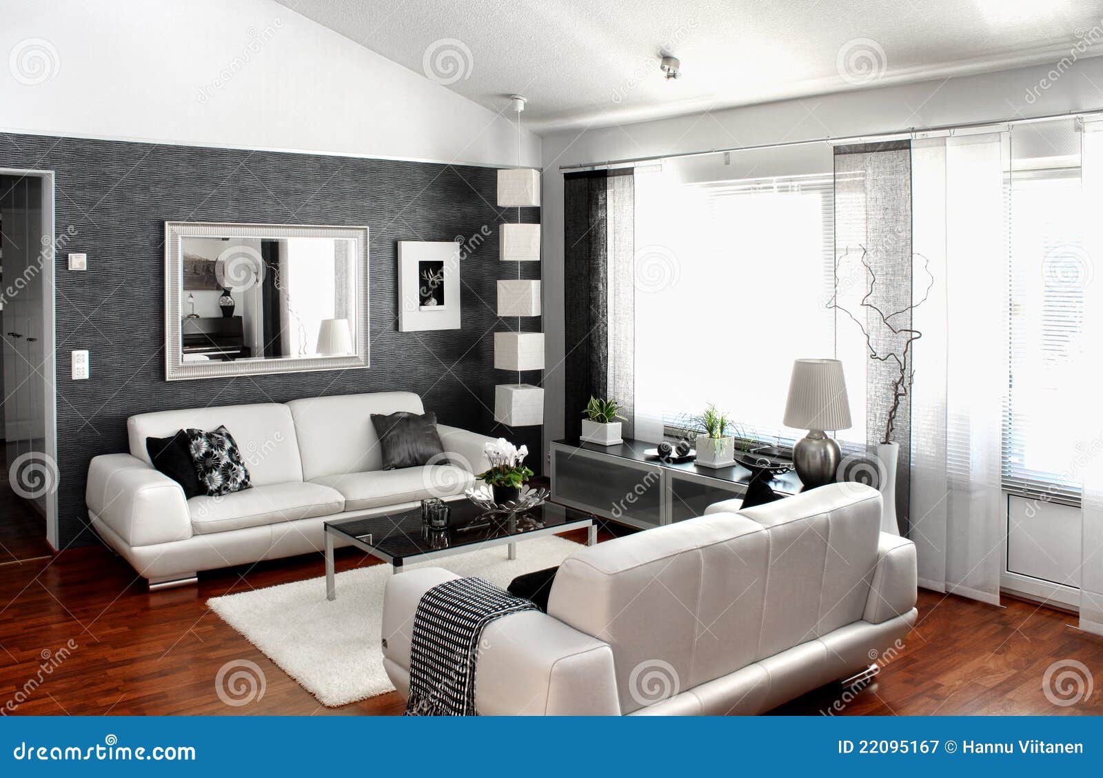 Modern living room stock image. Image of residential - 22095167
