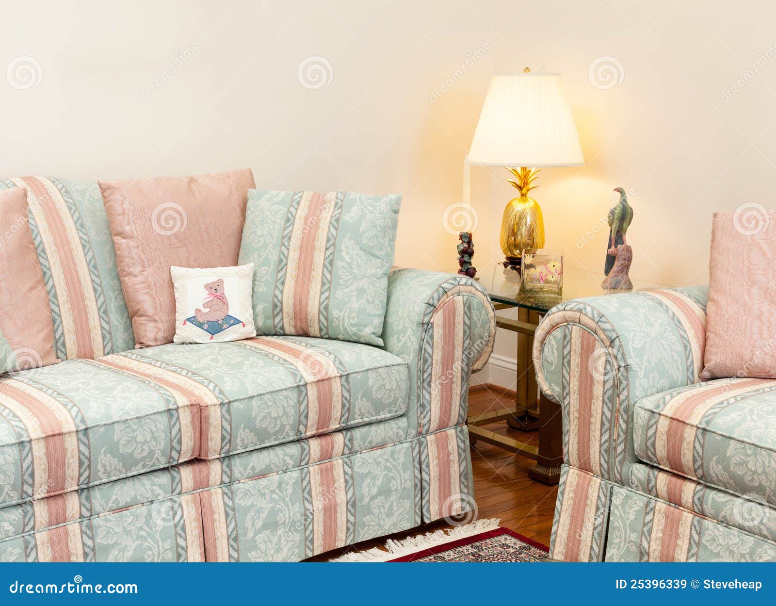 Modern Living Room with Couches Stock Image Image of contemporary