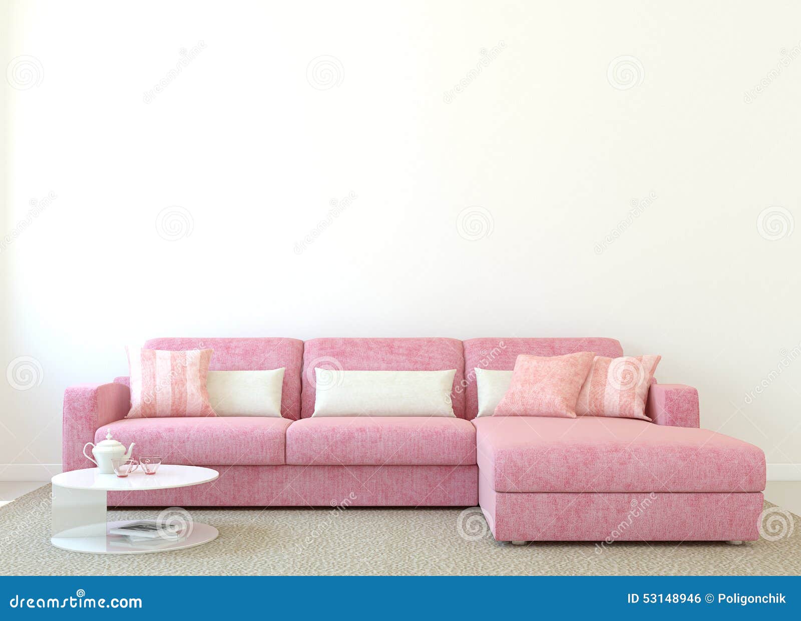 Modern living-room stock illustration. Illustration of home - 53148946