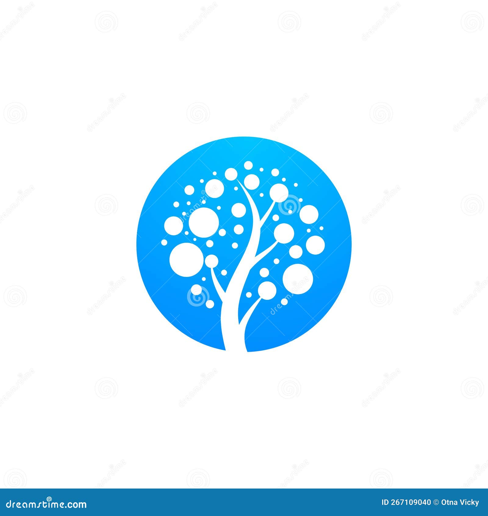 Modern Logo Template with Futuristic Gradient Colors and Clean Vector