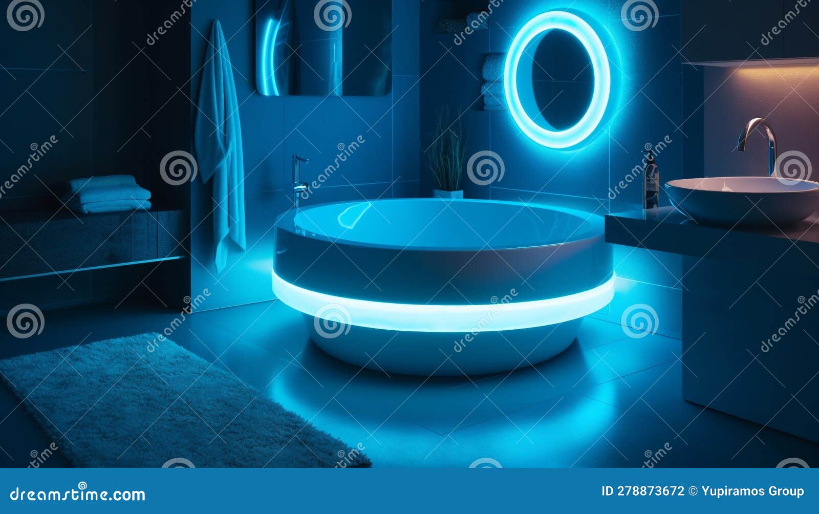 Modern Luxury Bathroom with Elegant Design, Clean and Comfortable