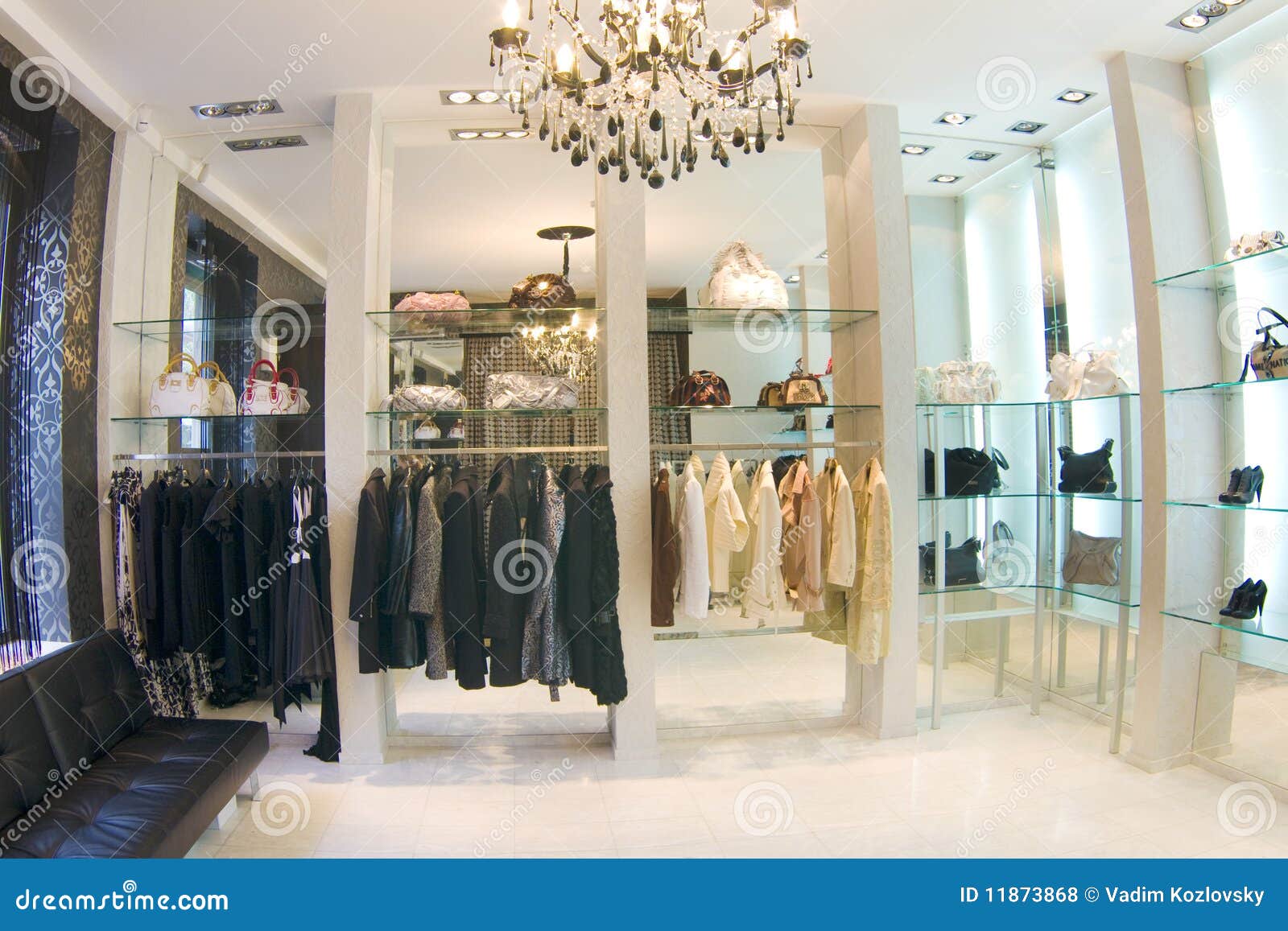 modern luxury boutique interior