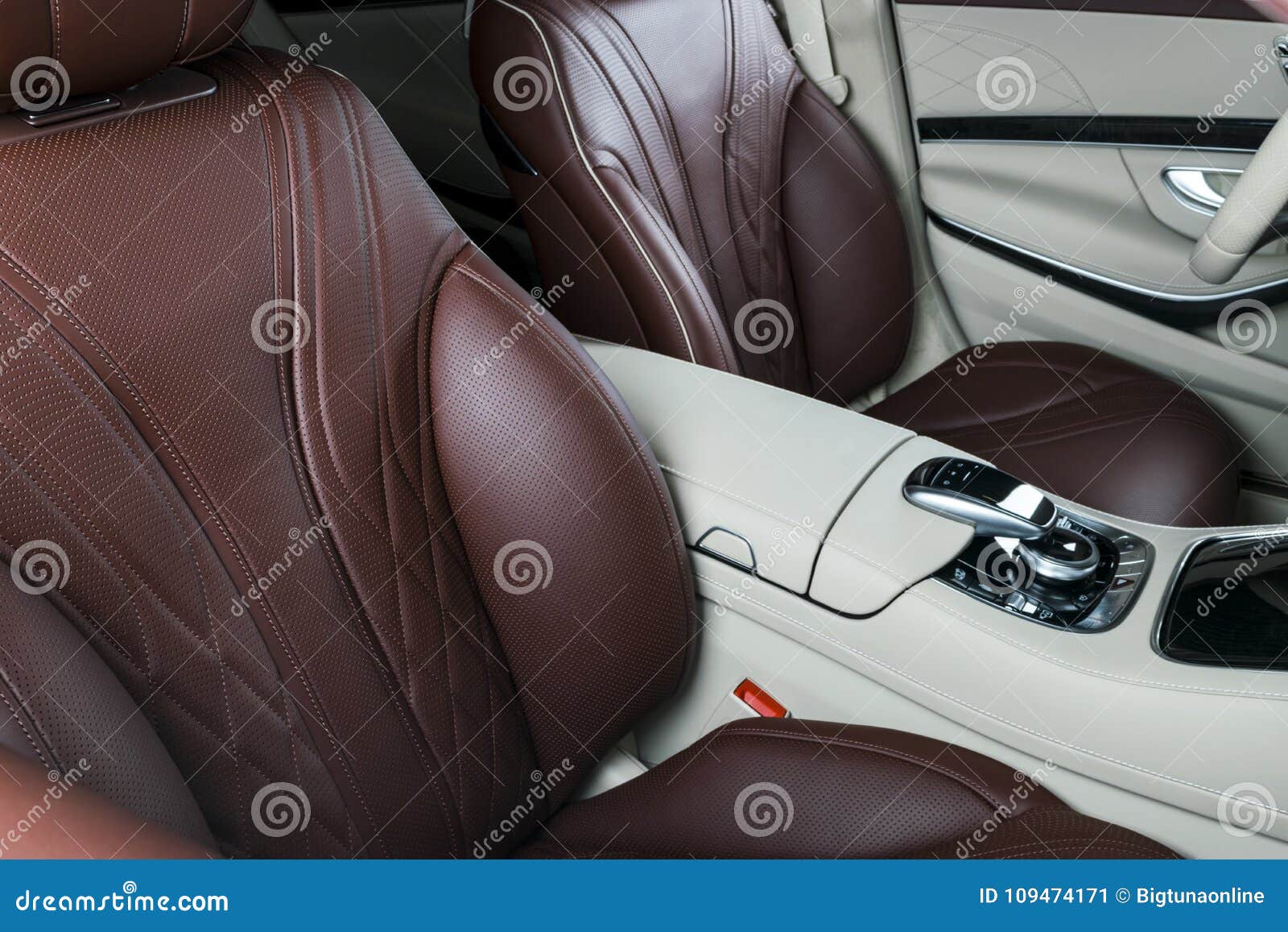 Modern Luxury Car Inside Interior Of Prestige Modern Car