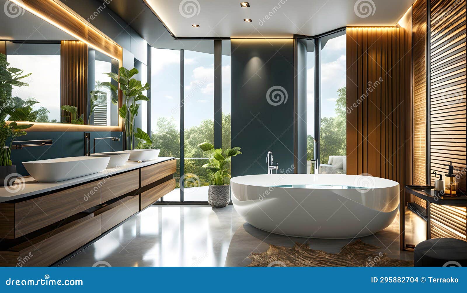 Modern Luxury Toilet, Enclosed Dual Flush Toilet, Granite Tiled ...