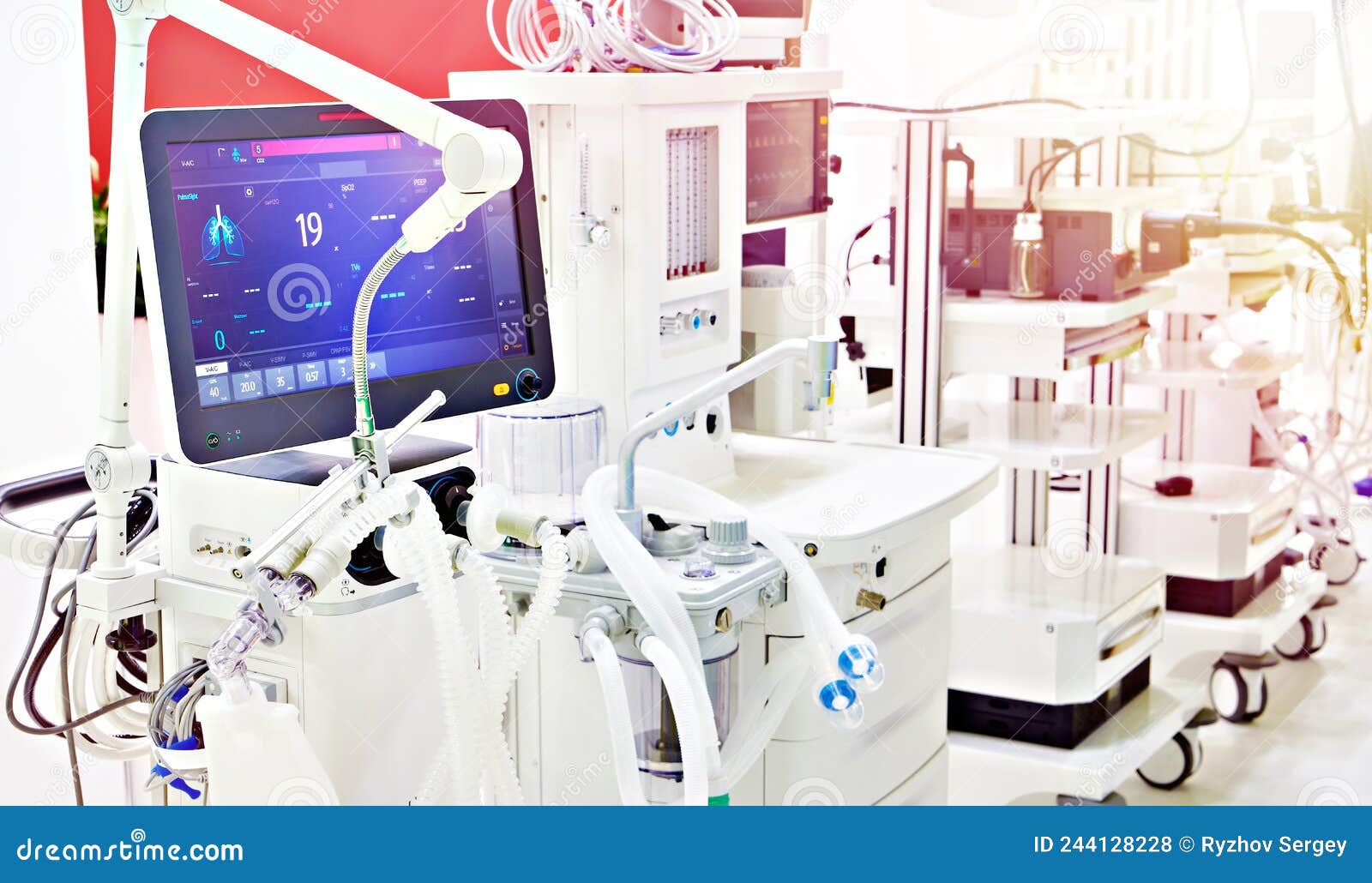 Modern Medical Electronic Equipment Stock Photo Image of scan