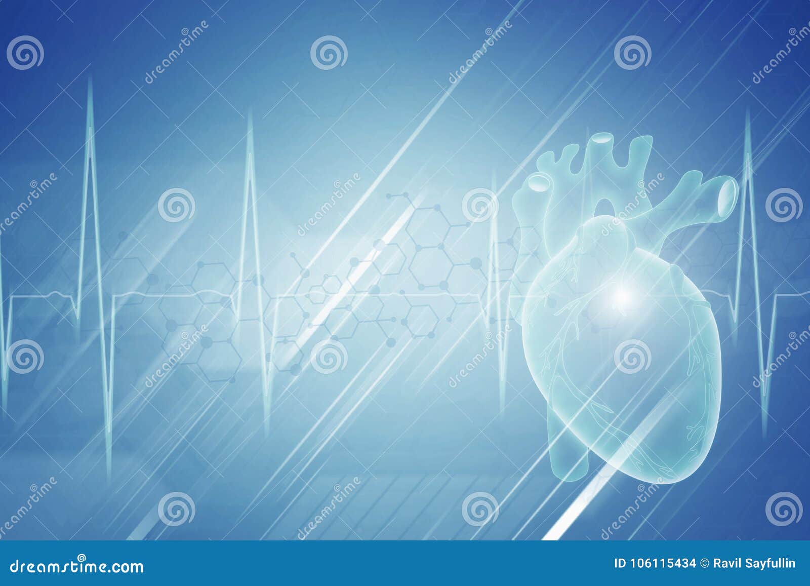 modern medicine cardiology concept