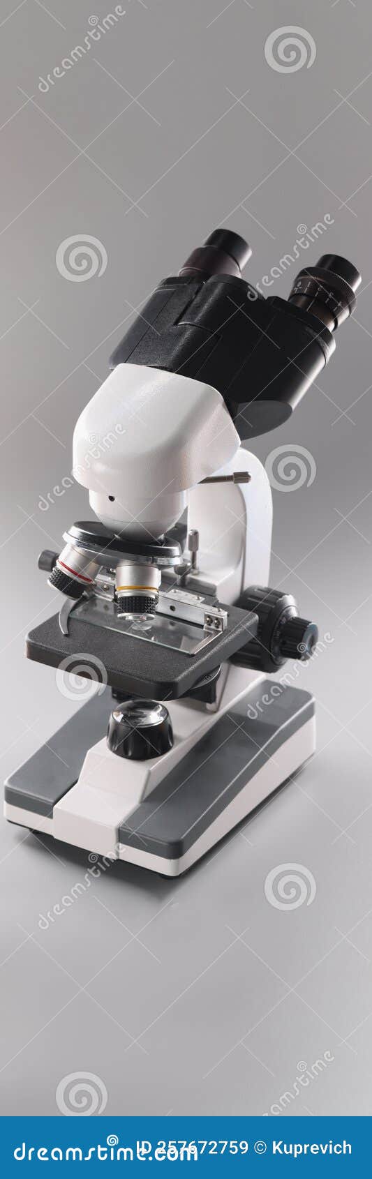 Modern Microscope Tool for Laboratory Research, Magnifying Device for Precise Results Stock