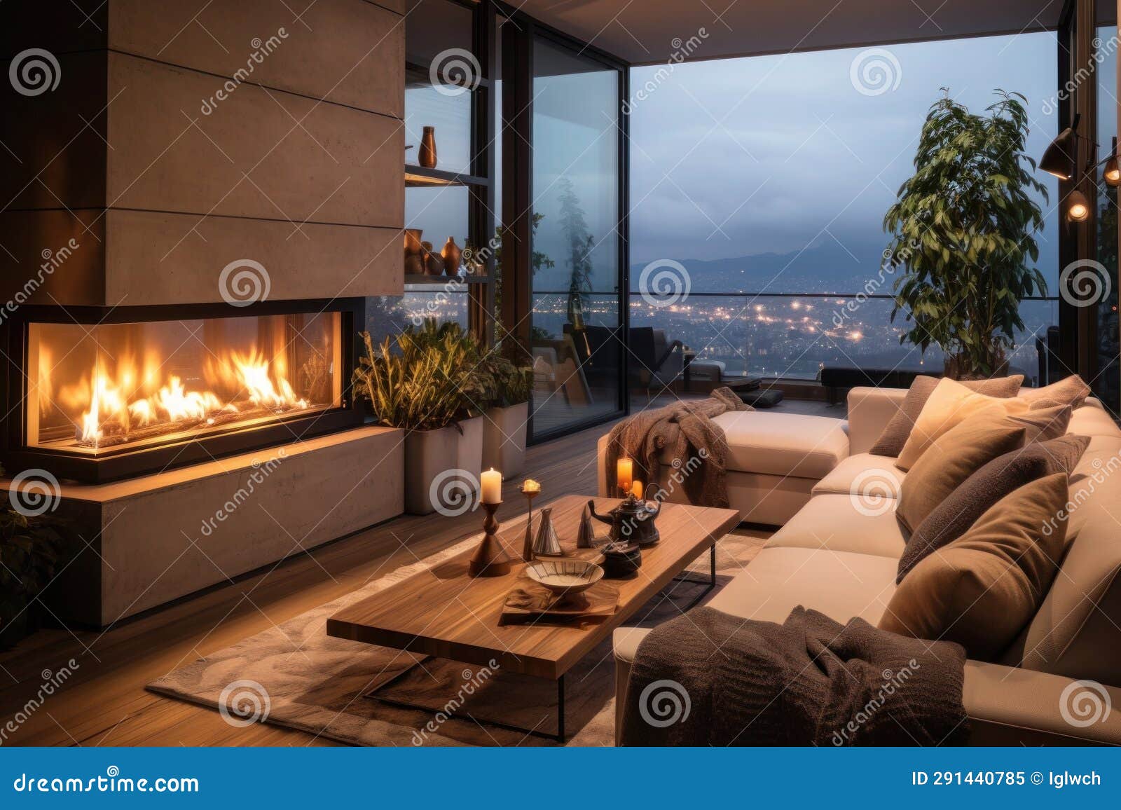 View of This industrial-inspired penthouse loft boasts chic interiors and ...