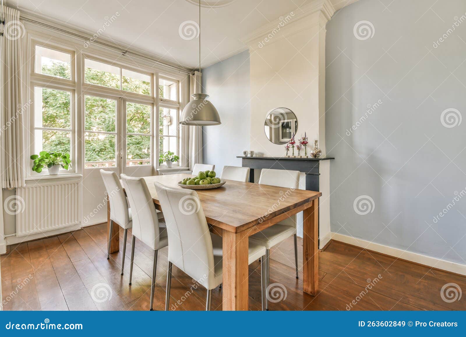 Cozy Dining Room Near Kitchen Stock Image Image of kitchen, decor