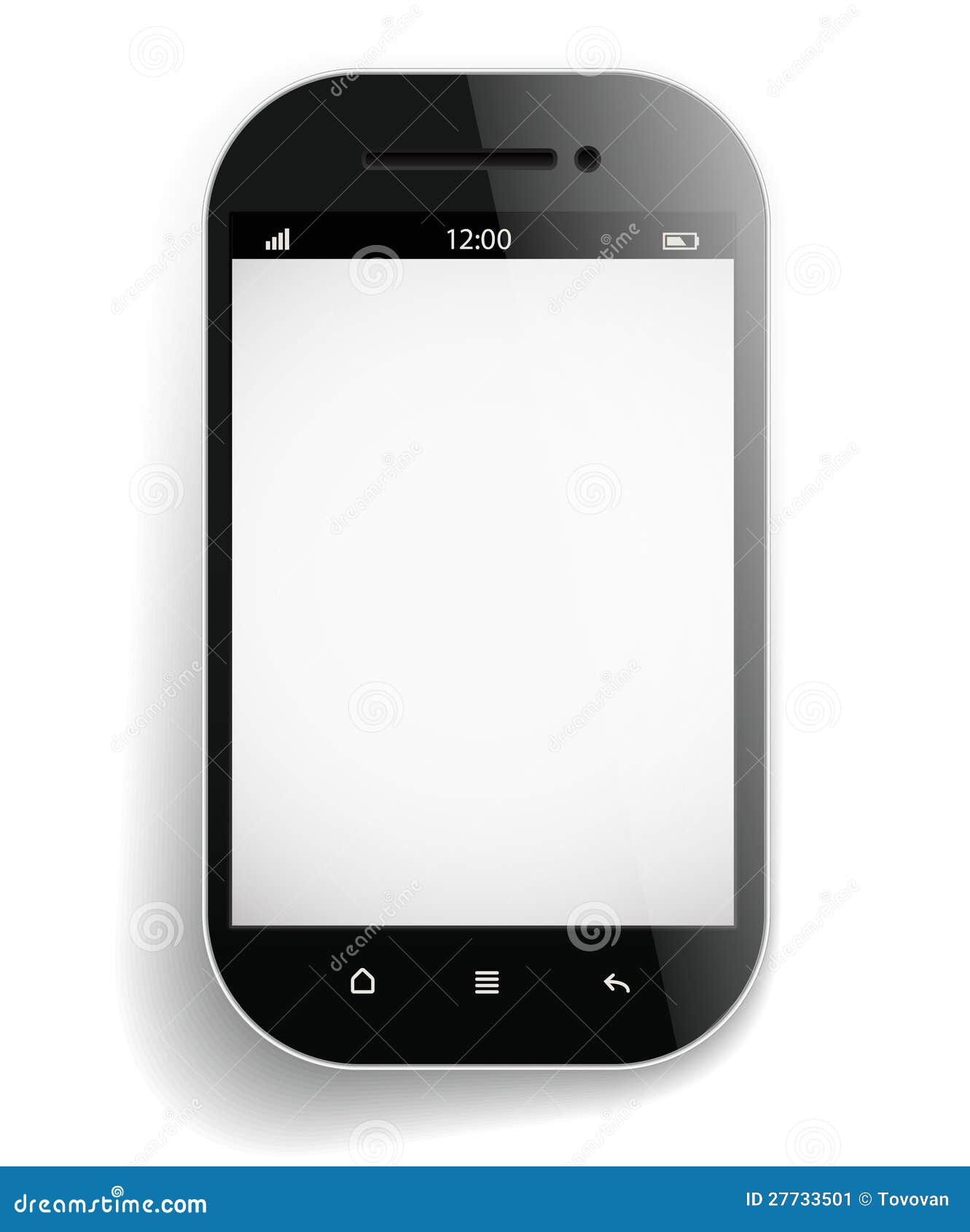 Modern Mobile Phone Template Stock Vector Illustration of device