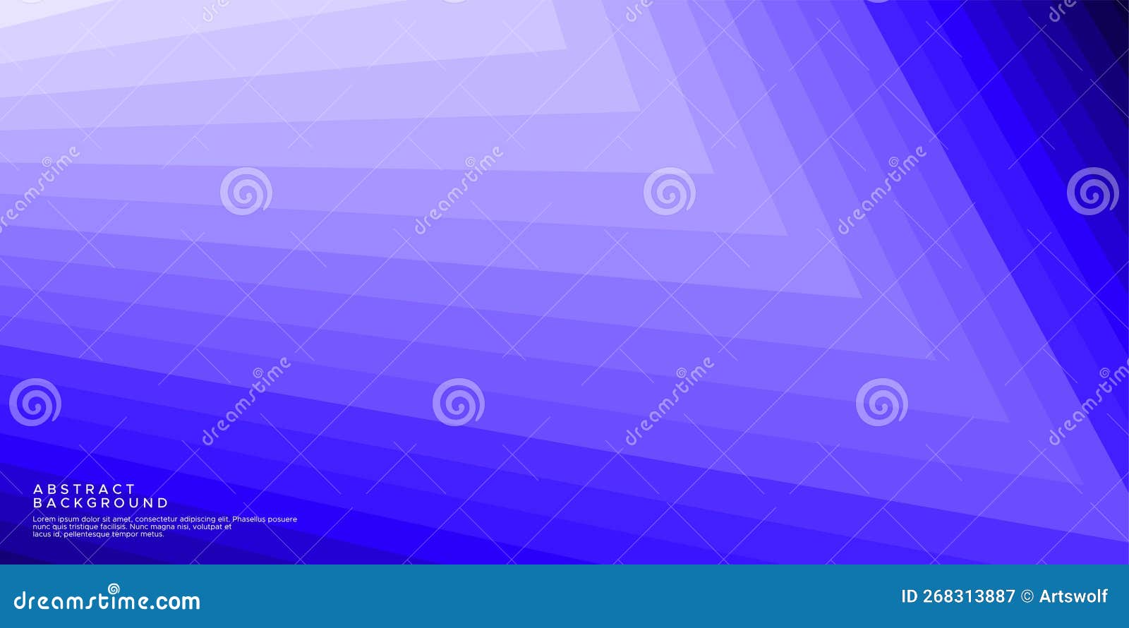 Modern Navy Blue Abstract Layers Background. Simple Colorful Shades