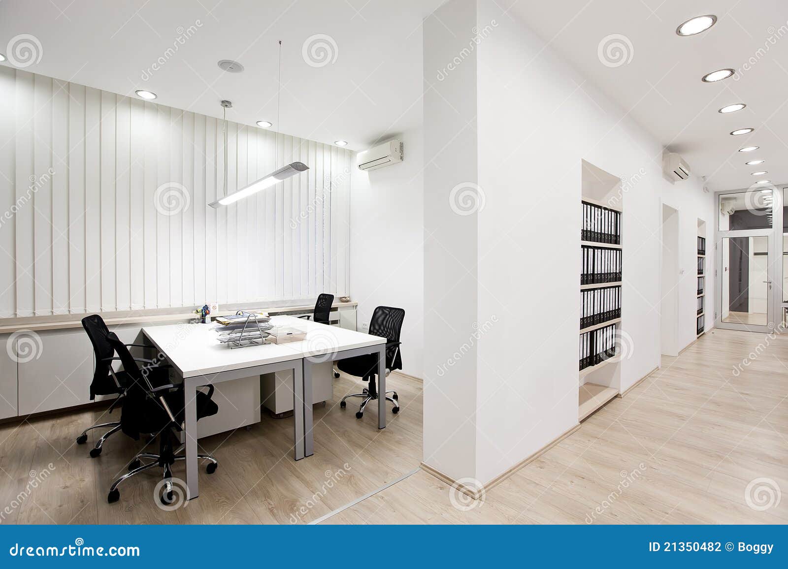 Modern office stock photo. Image of desktop, equipment 21350482