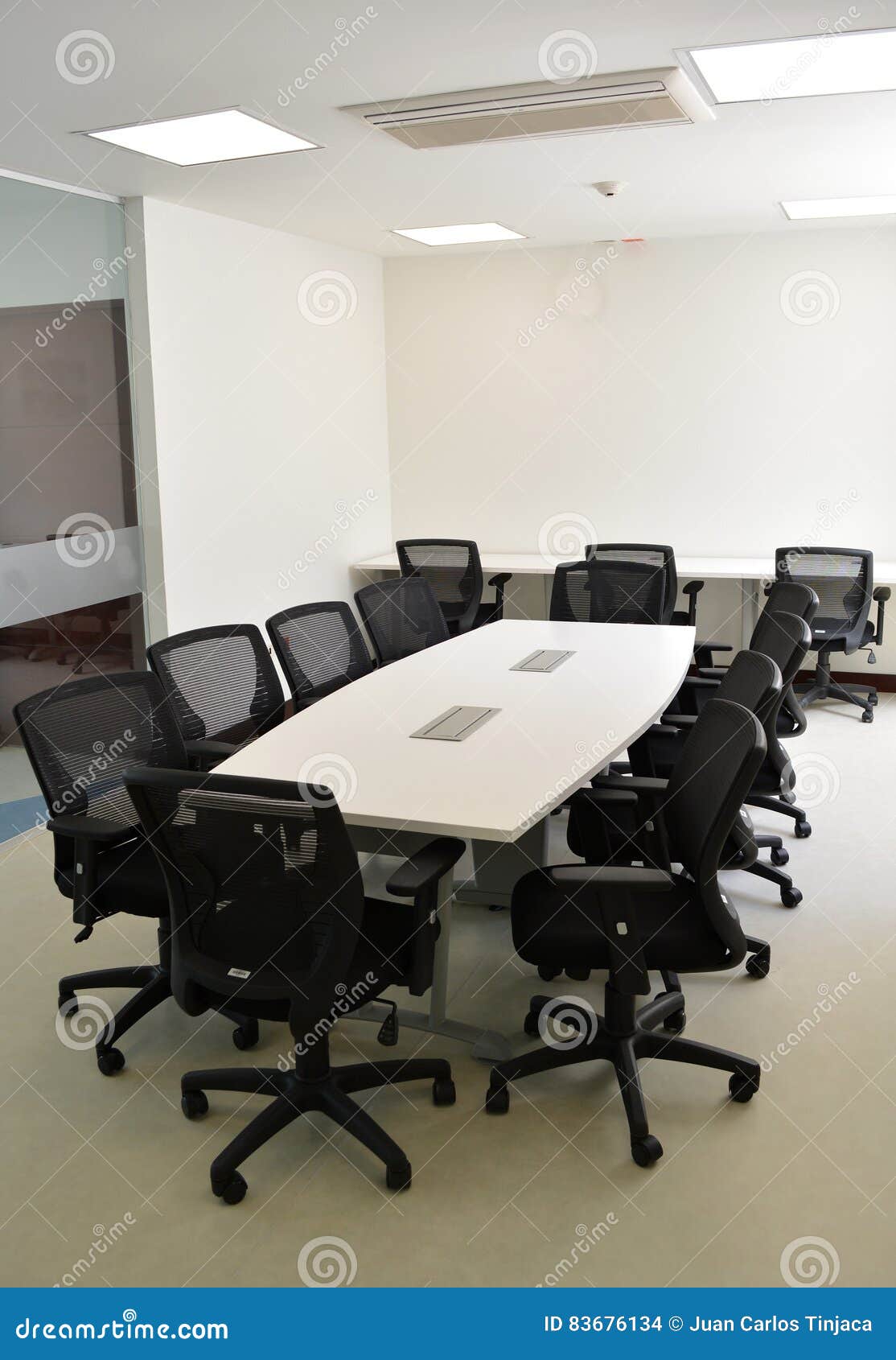 Modern Office boardroom. stock photo. Image of curtains 83676134