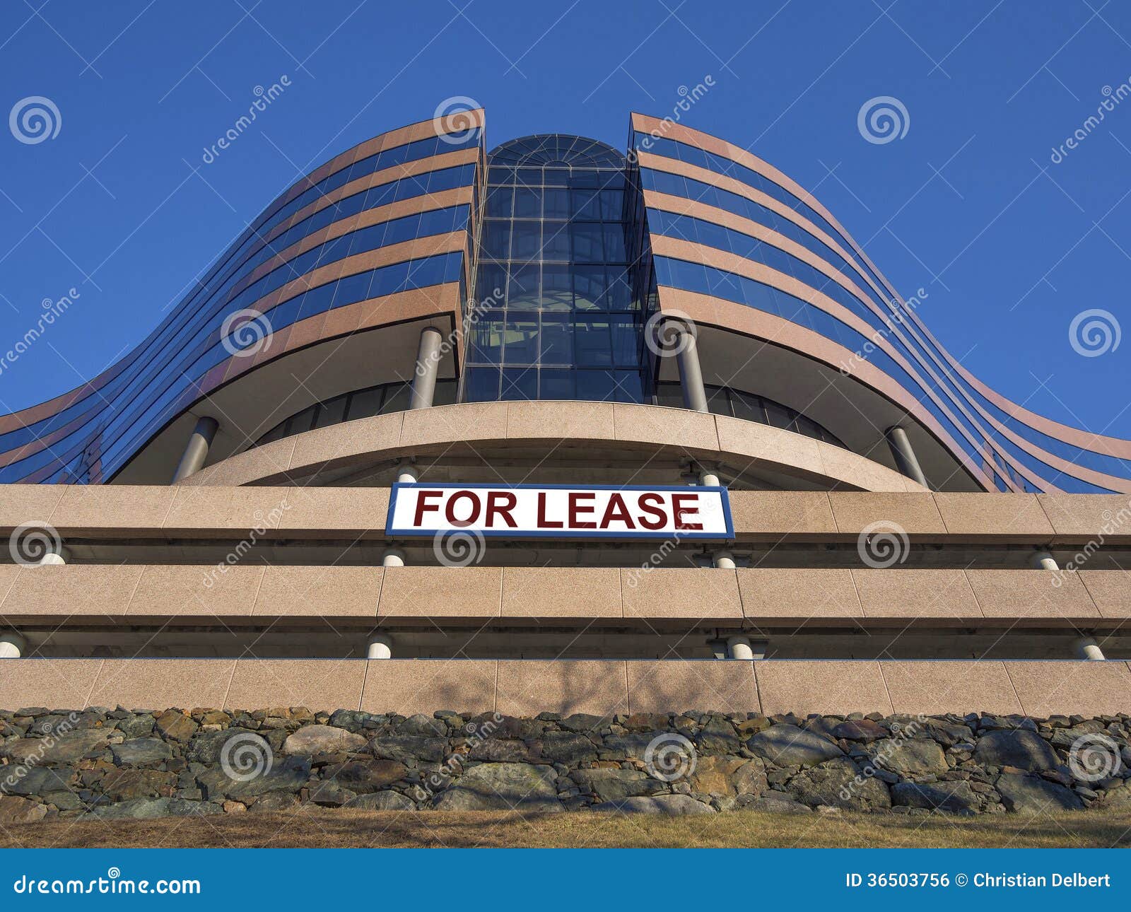 Modern Office Building for Lease or Rent Stock Photo - Image of  architecture, enterprise: 36503756