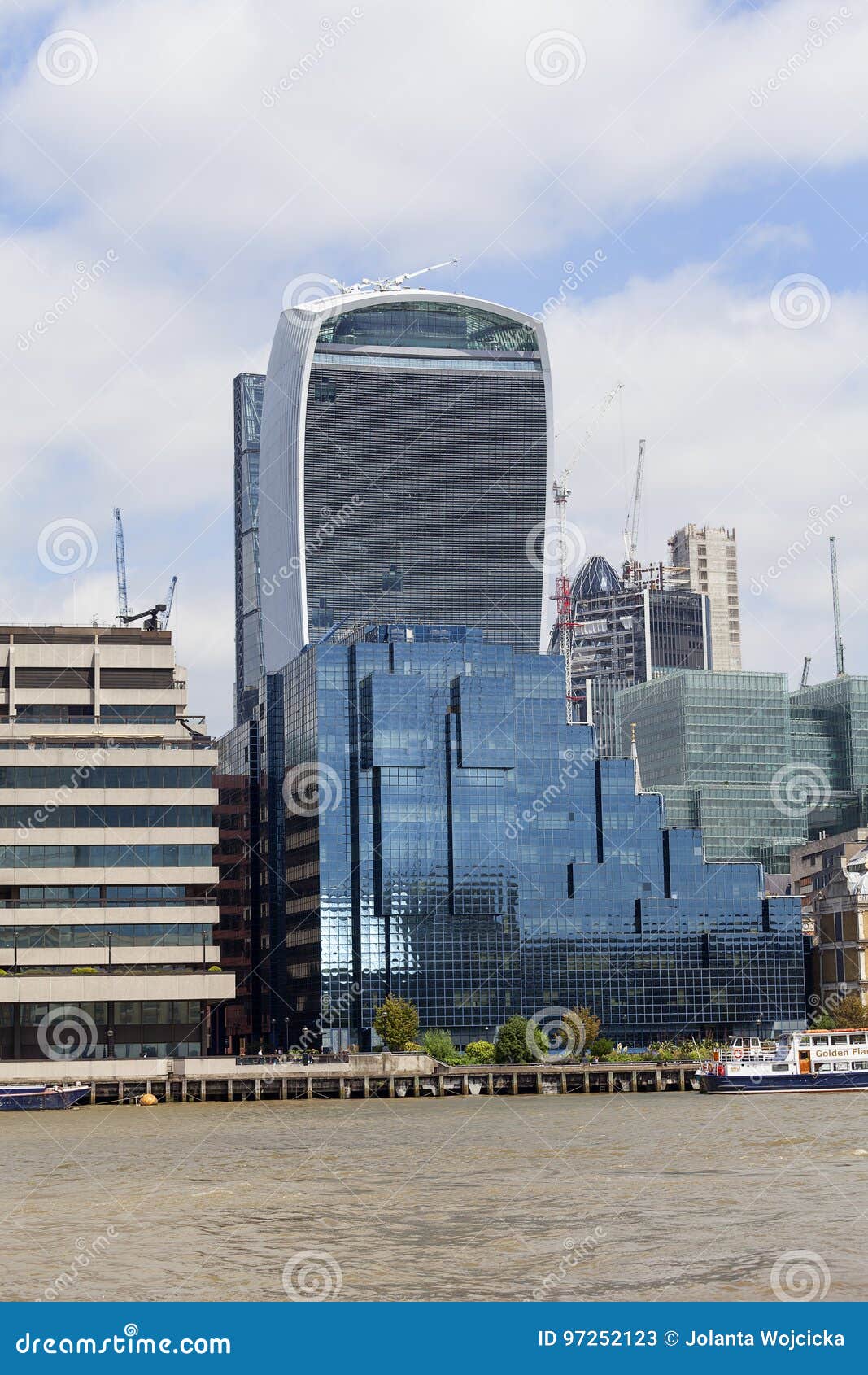 Modern Office Buildings City Of London London United Kingdom