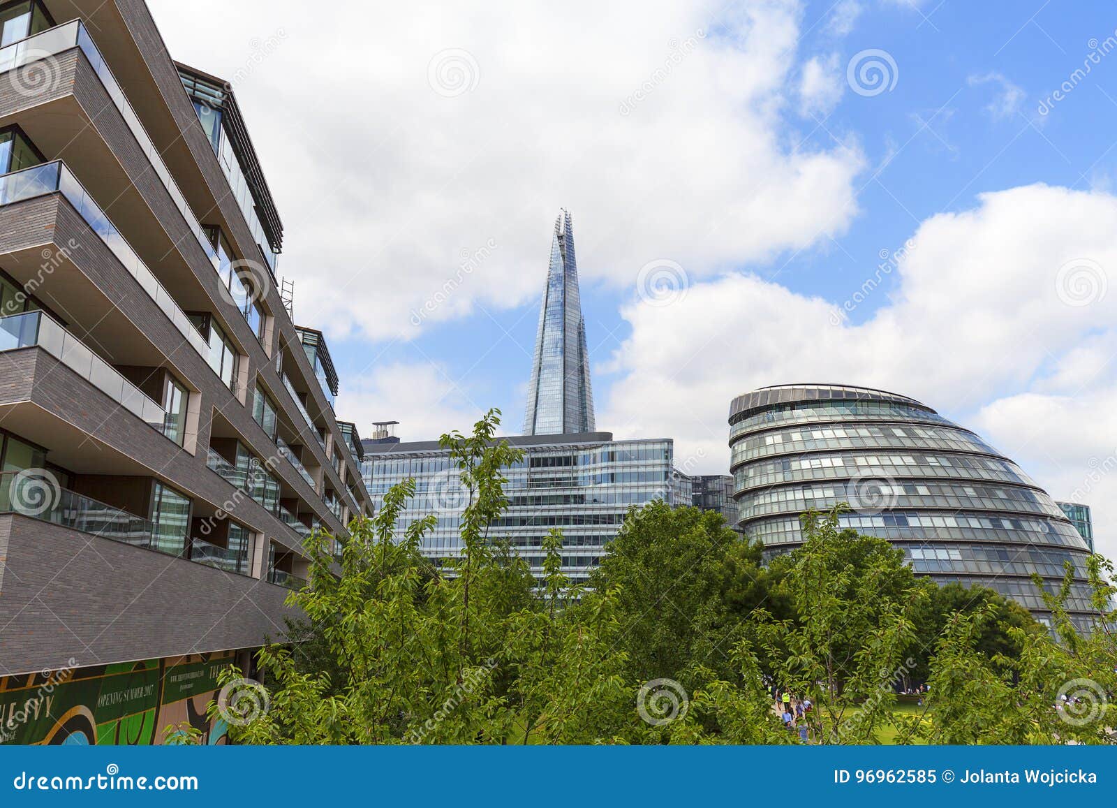 Modern Office Buildings In London Shard City Hall London United