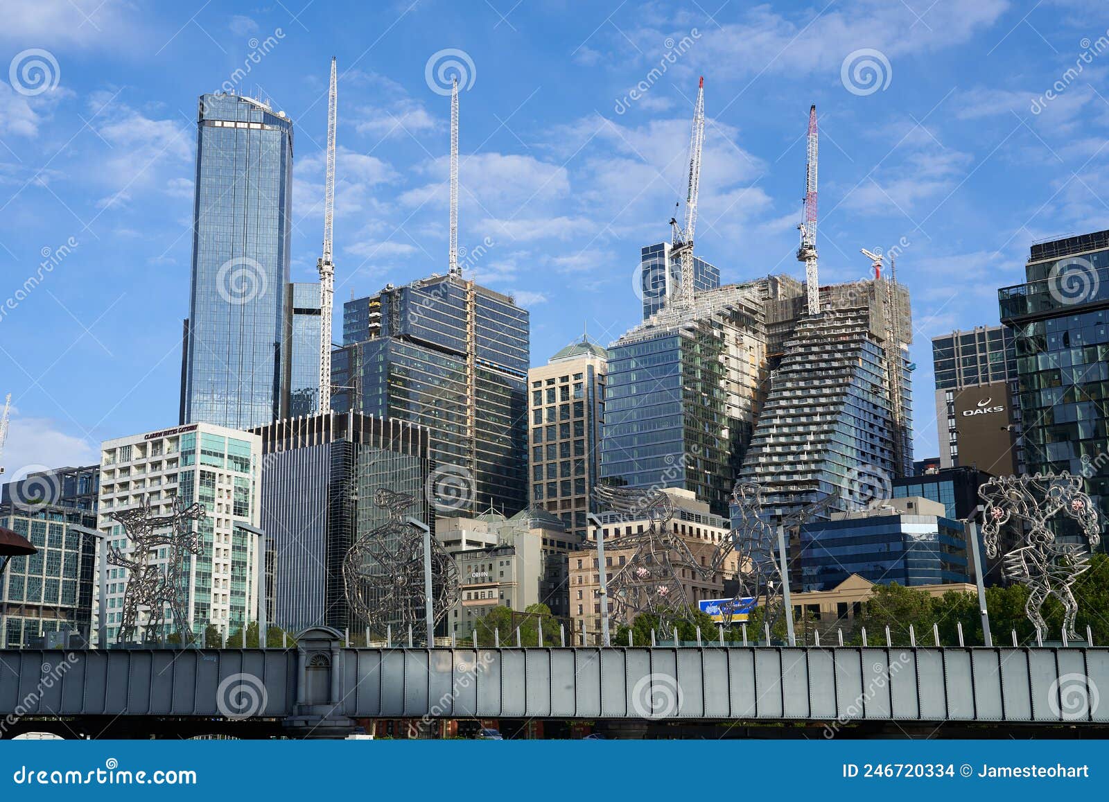 Modern Office Buildings in Melbourne CBD Editorial Stock Image Image