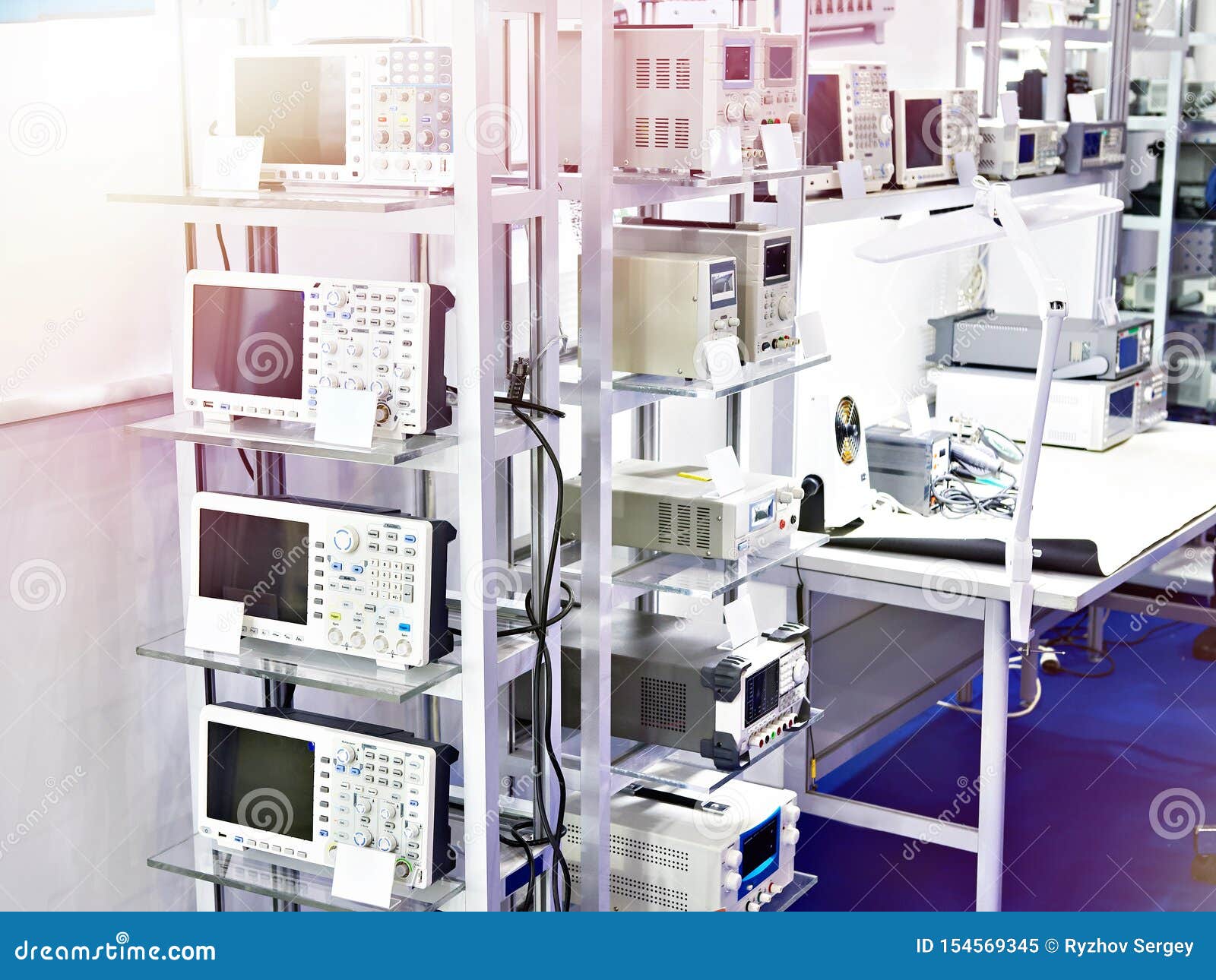 Modern Oscilloscopes in Store Stock Image Image of meter, modern 154569345