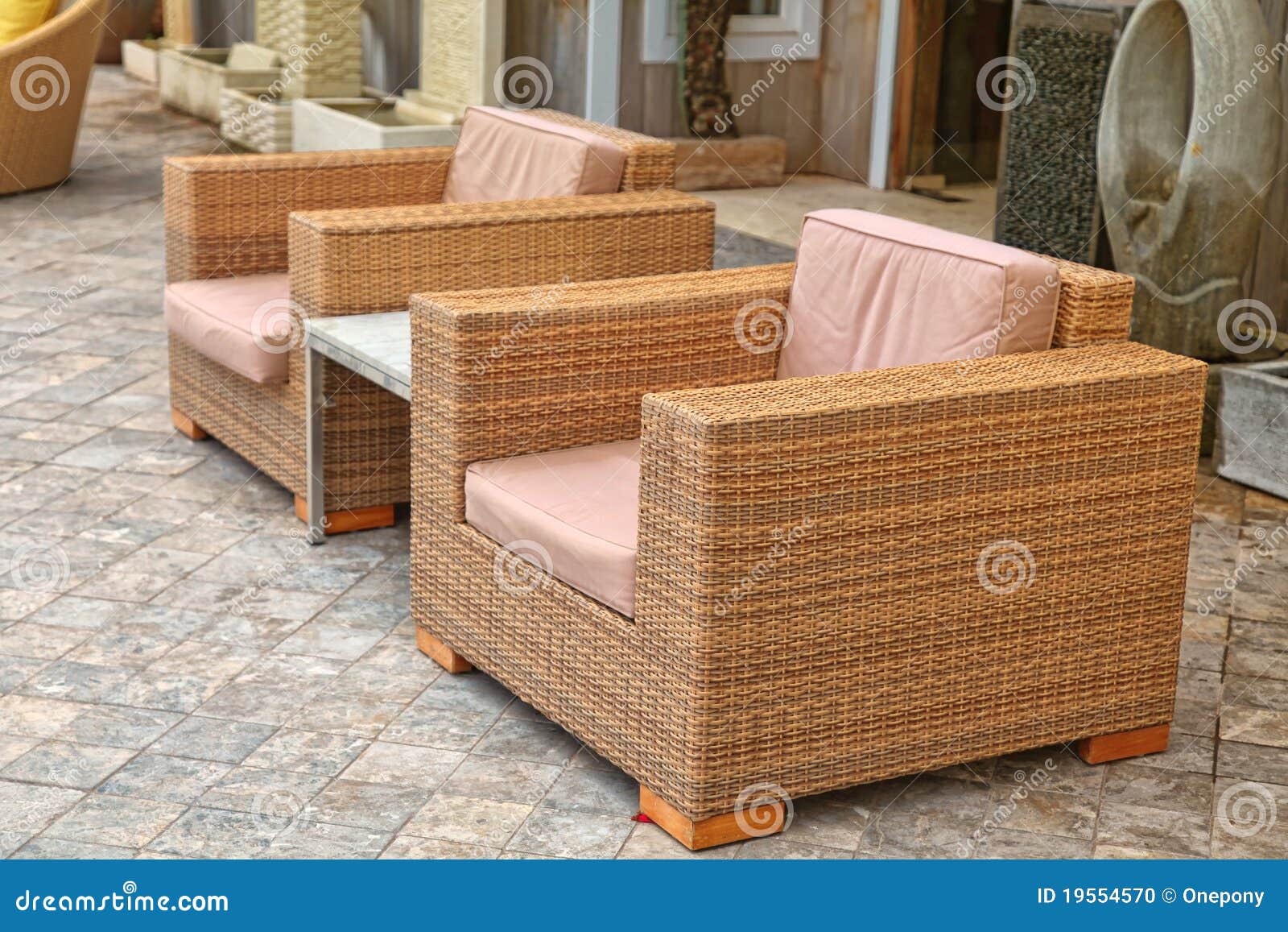 Modern Outside Patio Furniture Stock Photo Image of decorative