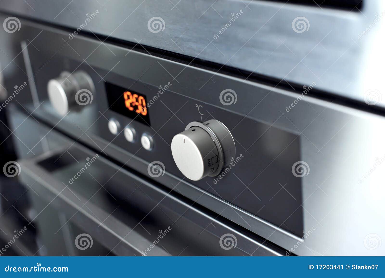 Modern oven stock image. Image of cook, front, digital 17203441