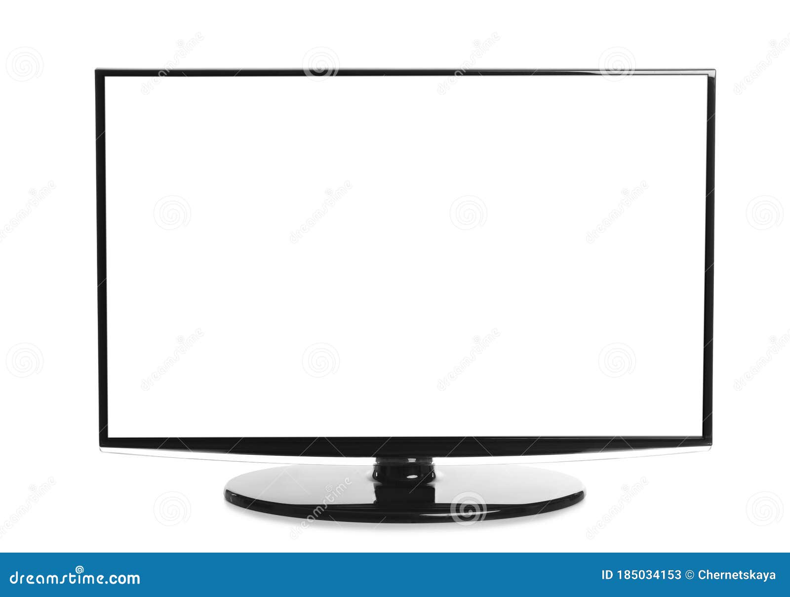Modern Plasma TV on Background. Space for Design Stock Image - Image of ...