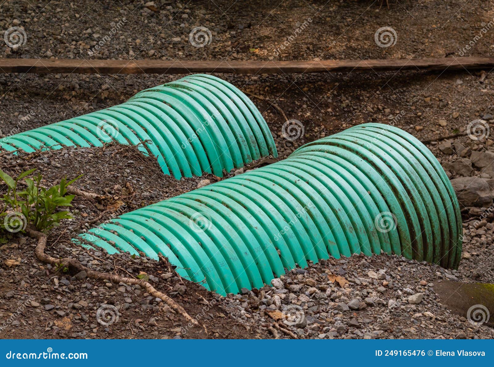 Modern Polypropylene Pipes for Drainage System Underground. Durable and