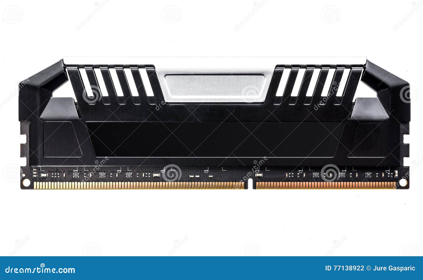 Modern Professional RAM Memory Module with Black Radiator Heat S Stock Photo Image of electric