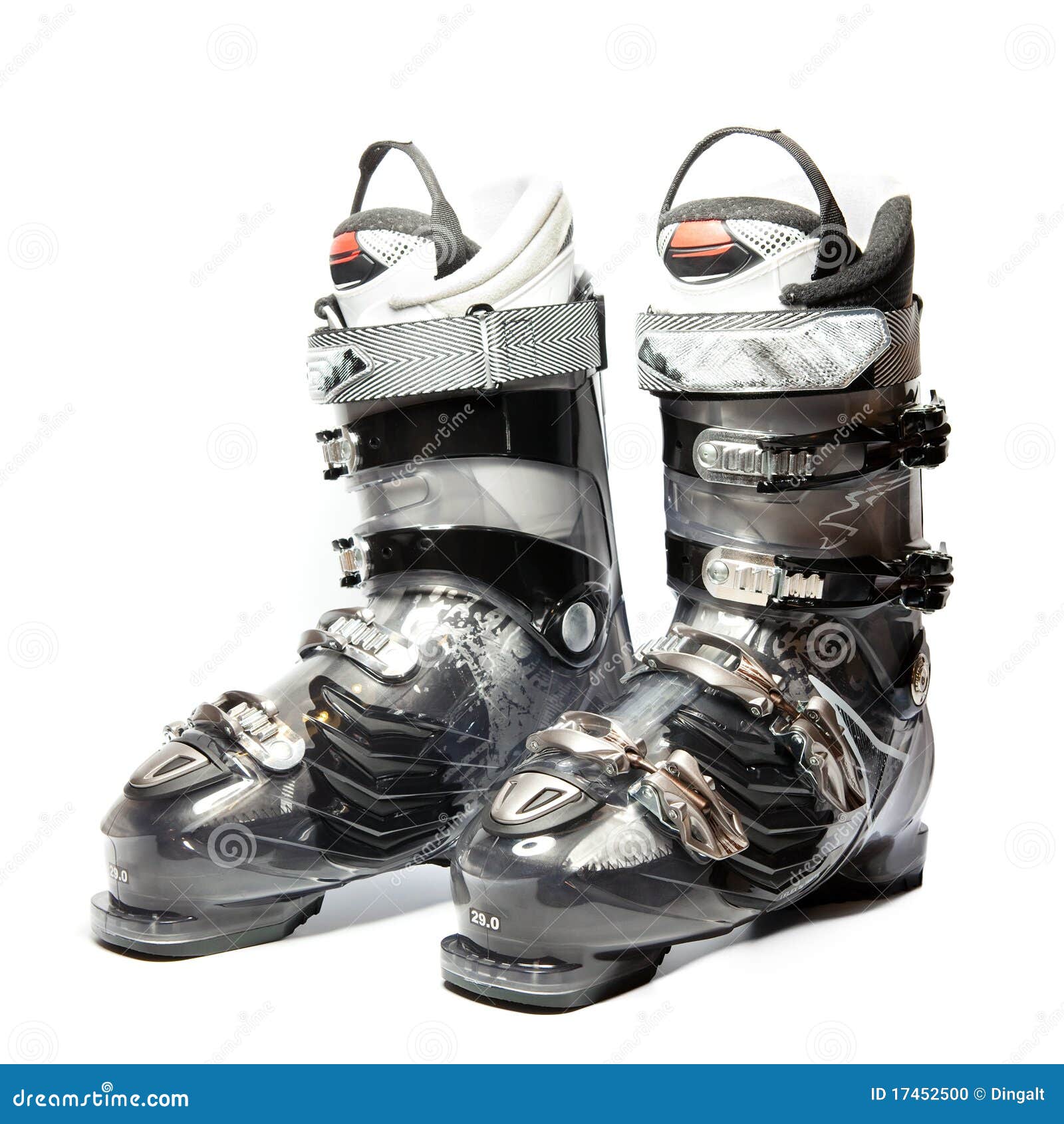 Modern Professional Ski Boots Stock Photo - Image of gear, freestyle ...