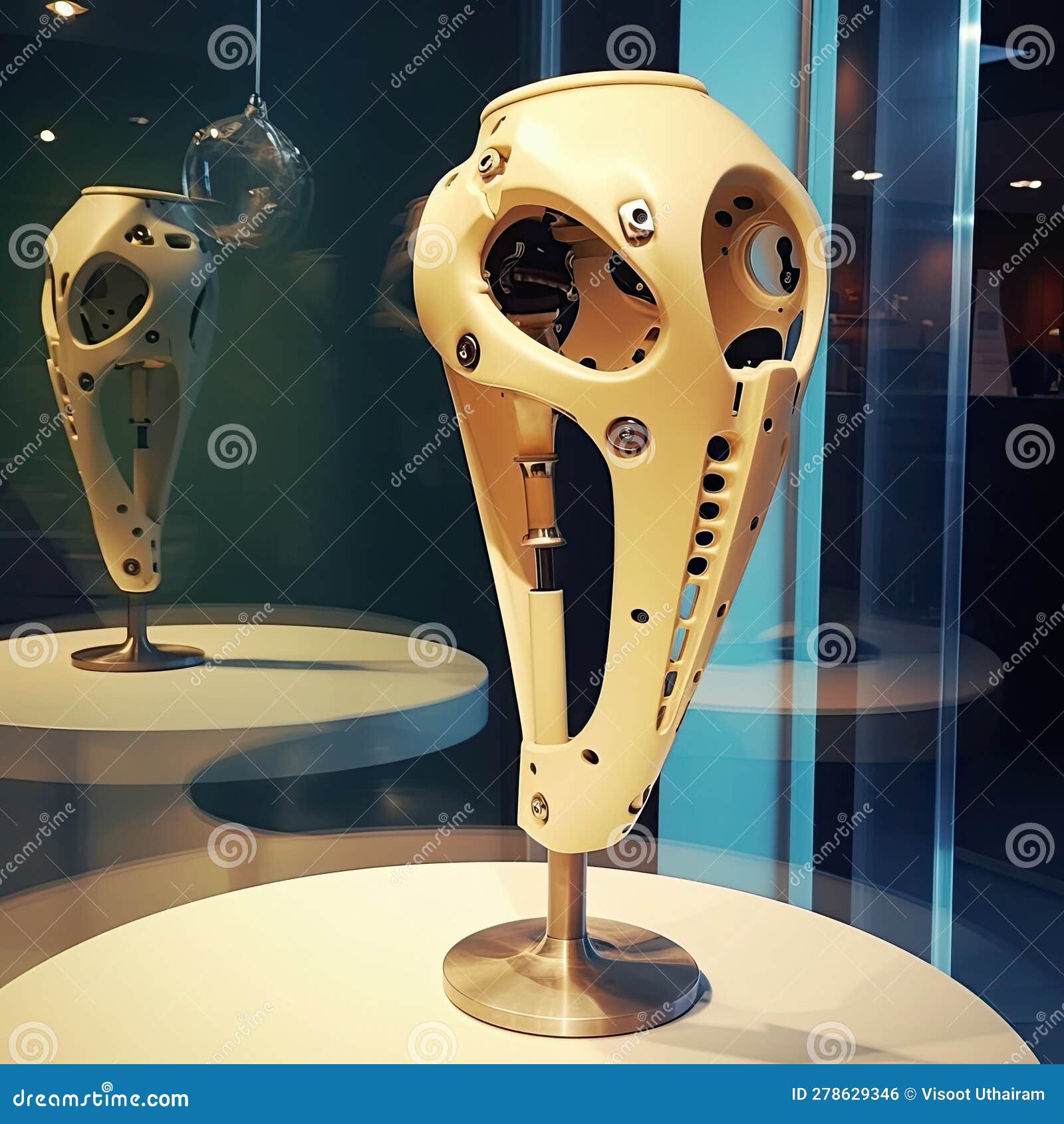 Implants Knee Of Metal And Plastic,The Knee Prosthesis Replaces The