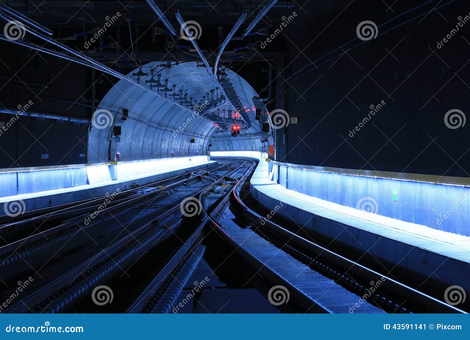 modern railway tunnel