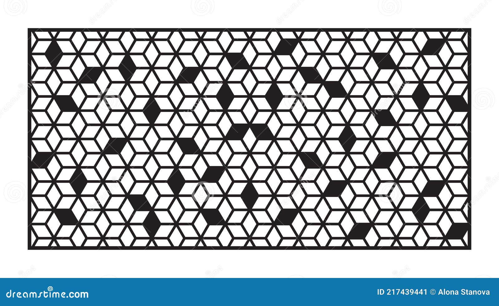 modern random cnc pattern. decorative panel, screen,wall.  cnc panel for laser cutting. template for interior