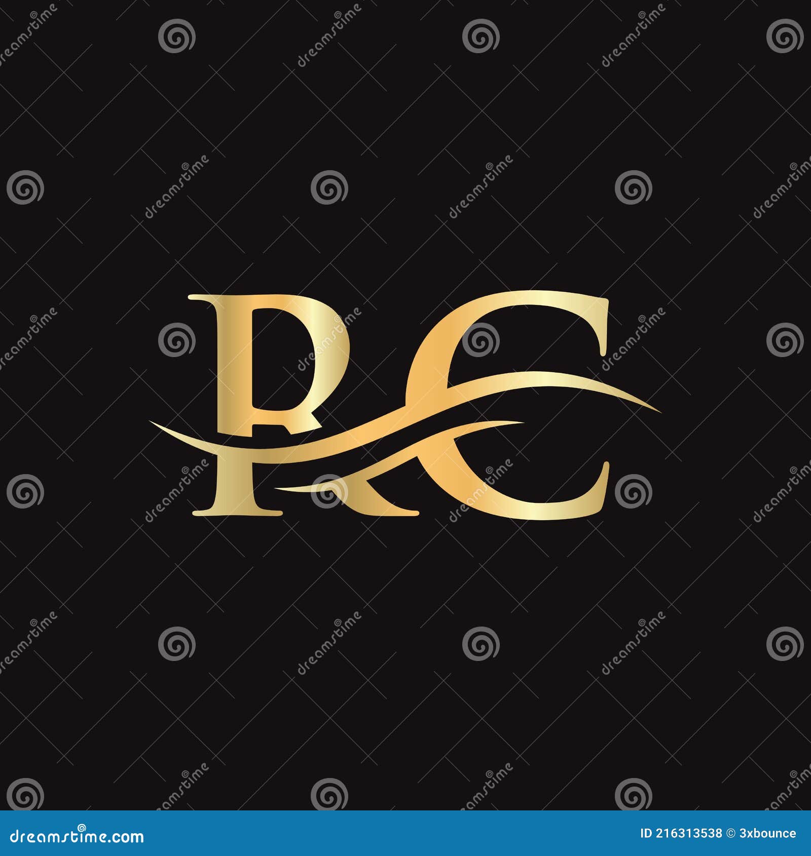 RC logo design | Branding & Logo Templates ~ Creative Market