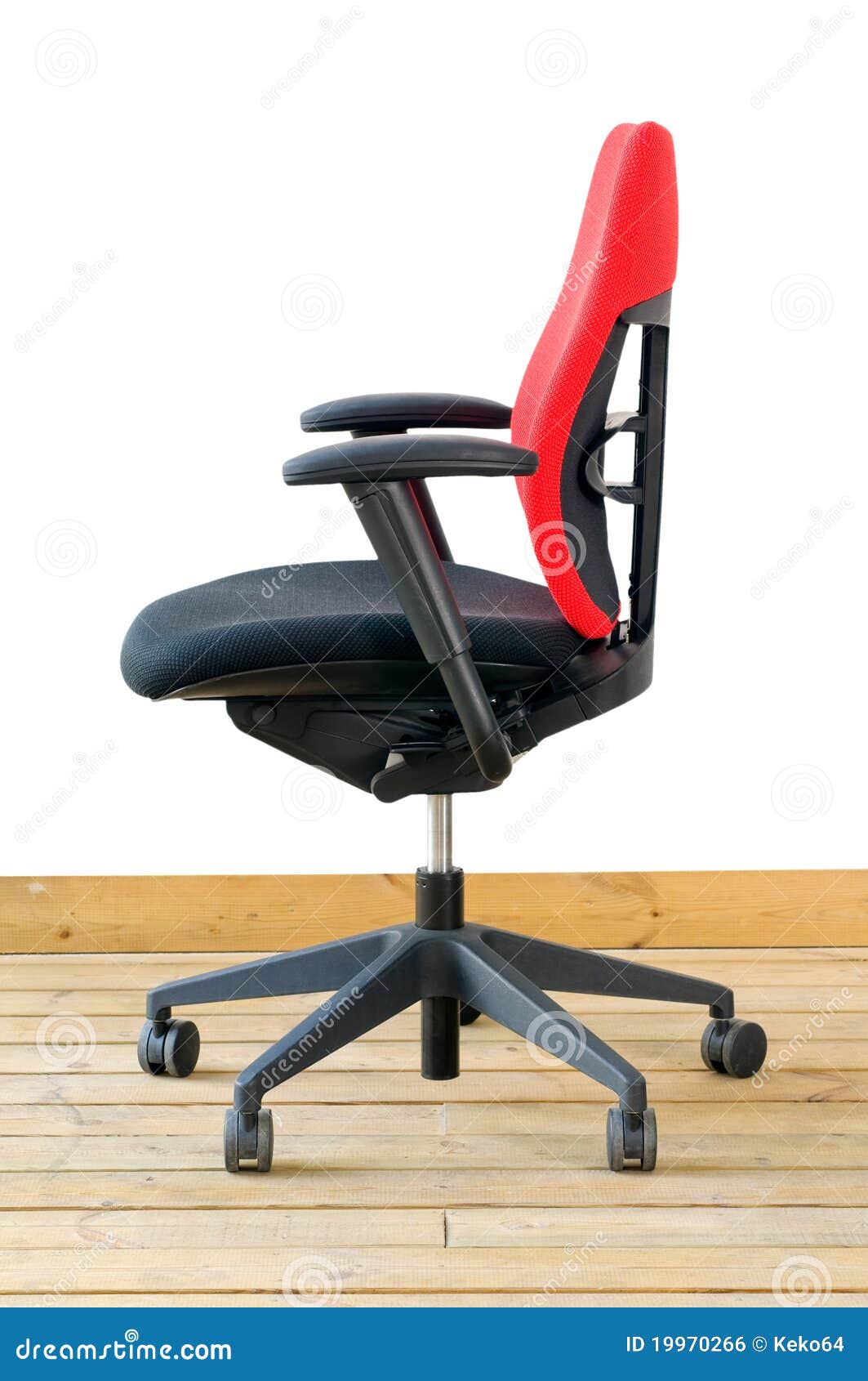 Modern red office chair stock photo. Image of office - 19970266
